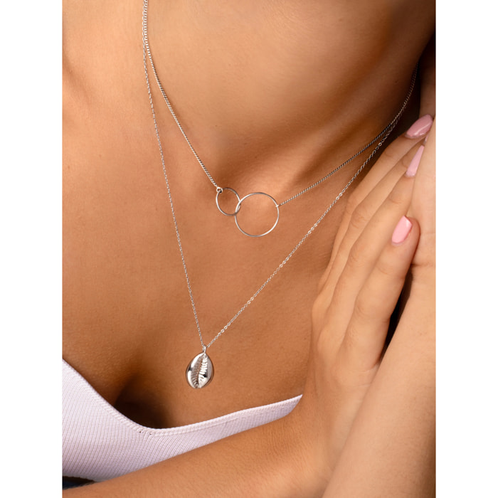 Collana Sister in Argento