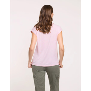 Camiseta Paisaje Palmeras Rosa - Mausi