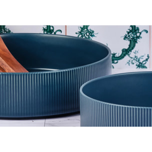 Saladier SCANDI Ø21,5cm et Ø27,5cm - 2 pièces - Marine