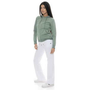 Pantaloni da donna a palazzo non felpati Leone Basic