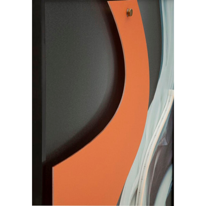 STAMPA C/LED SU TELA DANCER CM 60X3,5X90 (APPLICAZIONE 3D ACRILICO)