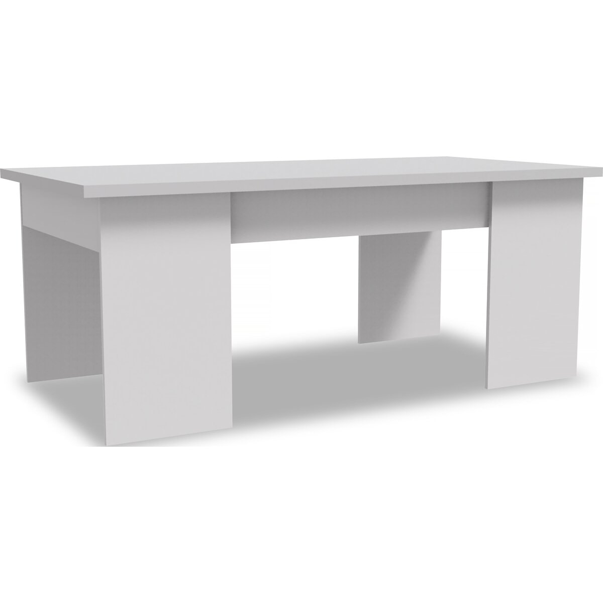 Table basse "Diana" - 102 x 50 x 43 cm - Blanc