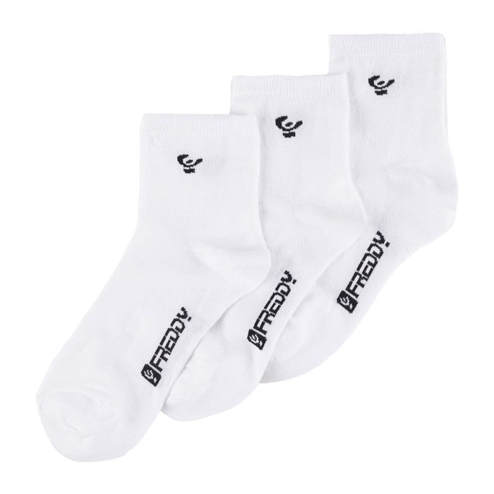 Pack 3 Calzini alla Caviglia Donna in Misto Cotone