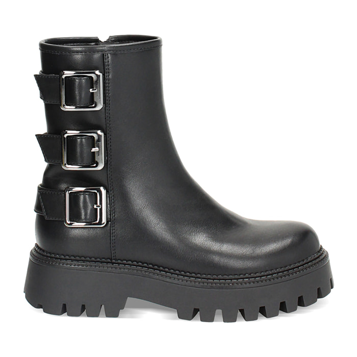 Botas biker negras