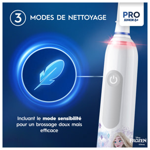 Oral-B Pro Junior La reine des neiges Brosse À Dents Électrique, 6 Ans Et Plus