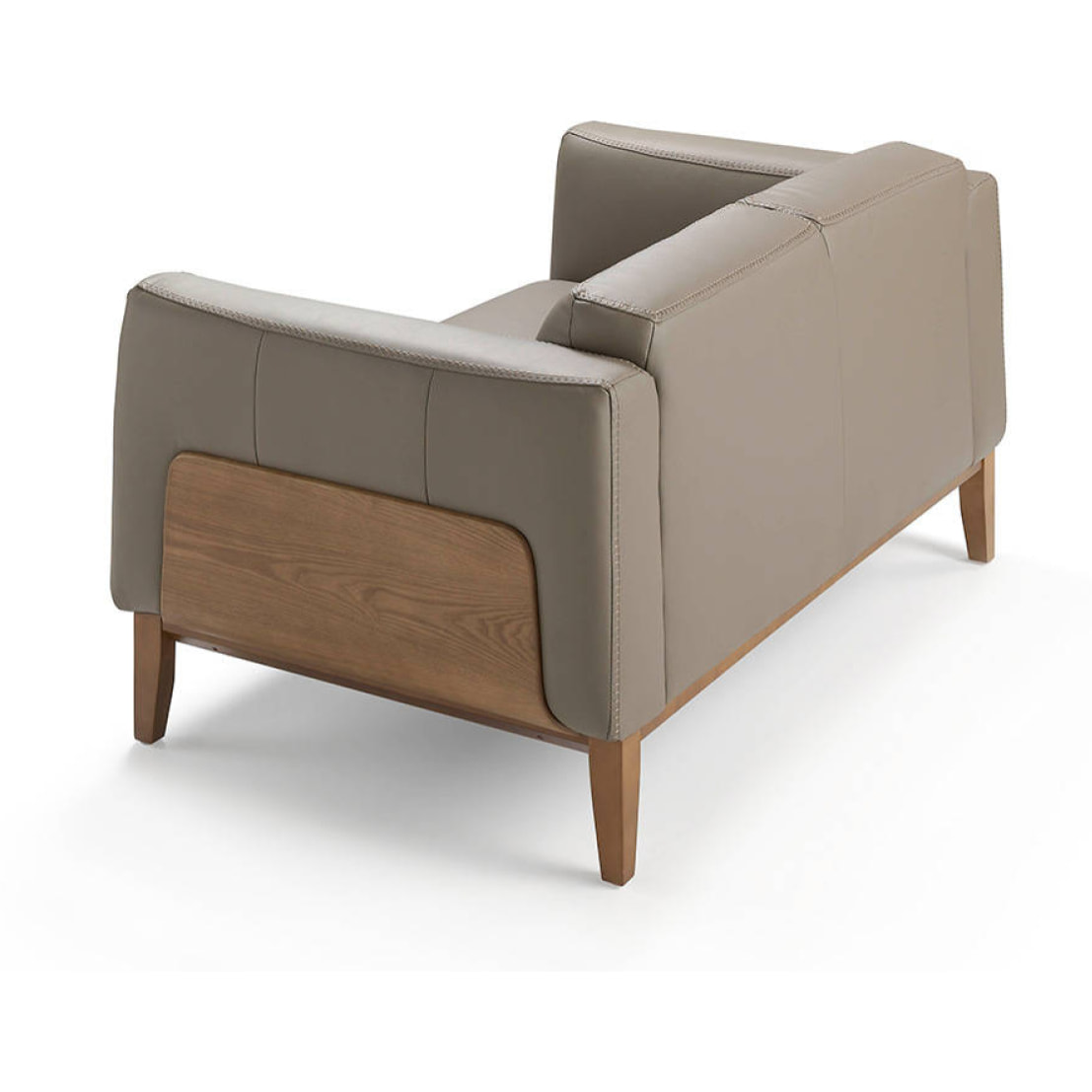 Sofá de piel de vacuno 159x92x77cm