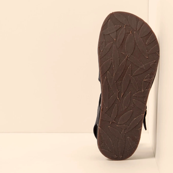 Sandalias N5681 SOFT NAPPA BLACK/ BARE SANDALS color Black