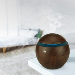 Humidificador de 130ml con luces Led RGB.