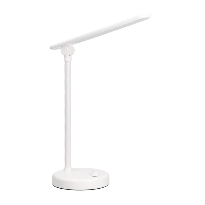 Forlight Page Lámpara Flexo de Escritorio LED con Batería Luz Neutra de Intensidad Regulable. Flexo para Escritorio Blanco