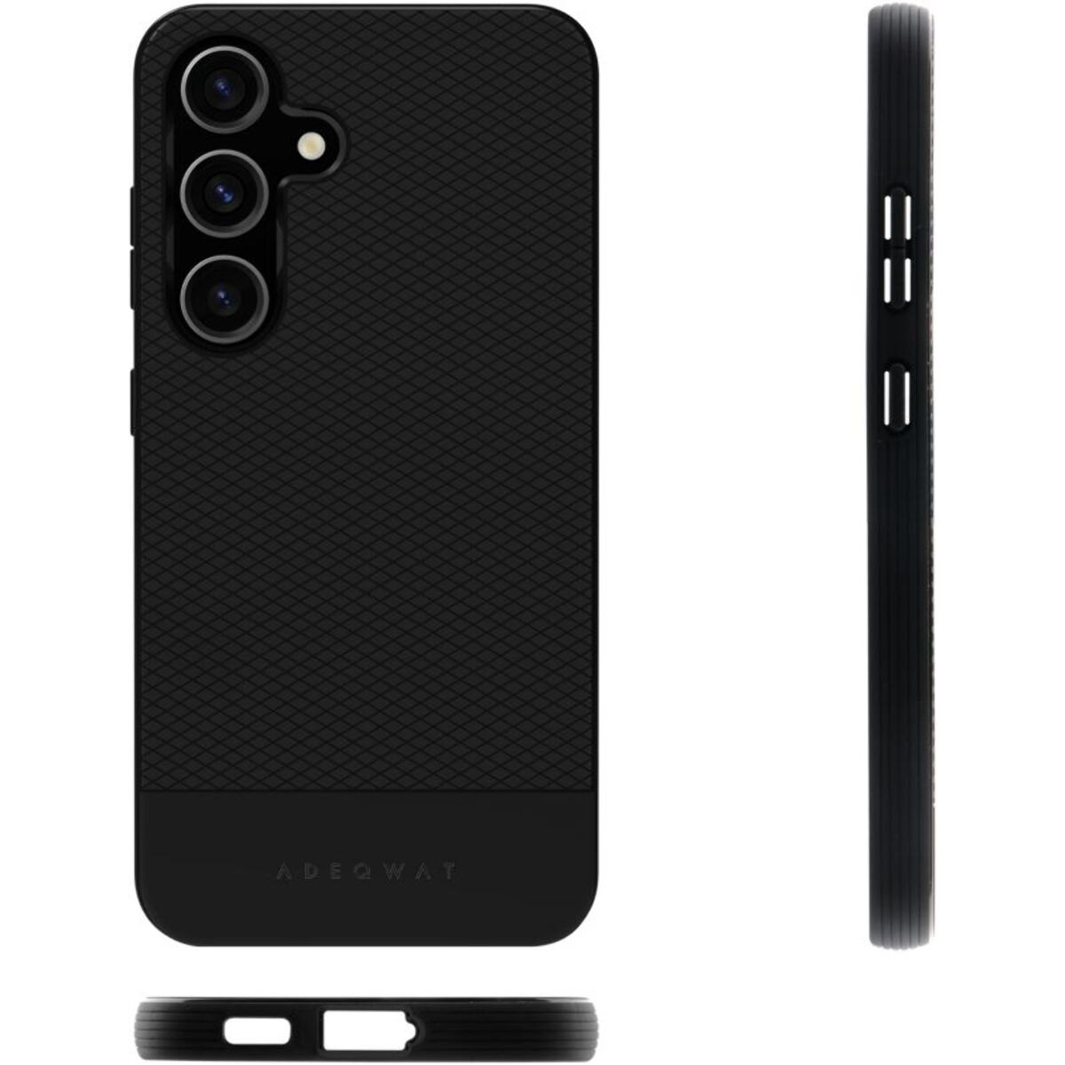 Coque ADEQWAT Samsung S24+ Soft protect - Noir
