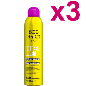 TIGI Kit Bed Head Oh Bee Hive Matte Dry Shampoo 3 Pezzi x 238ml