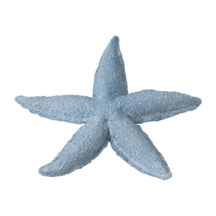 J-Line Étoile de Mer décorative - polyrésine - bleu clair - small - 3 pièces