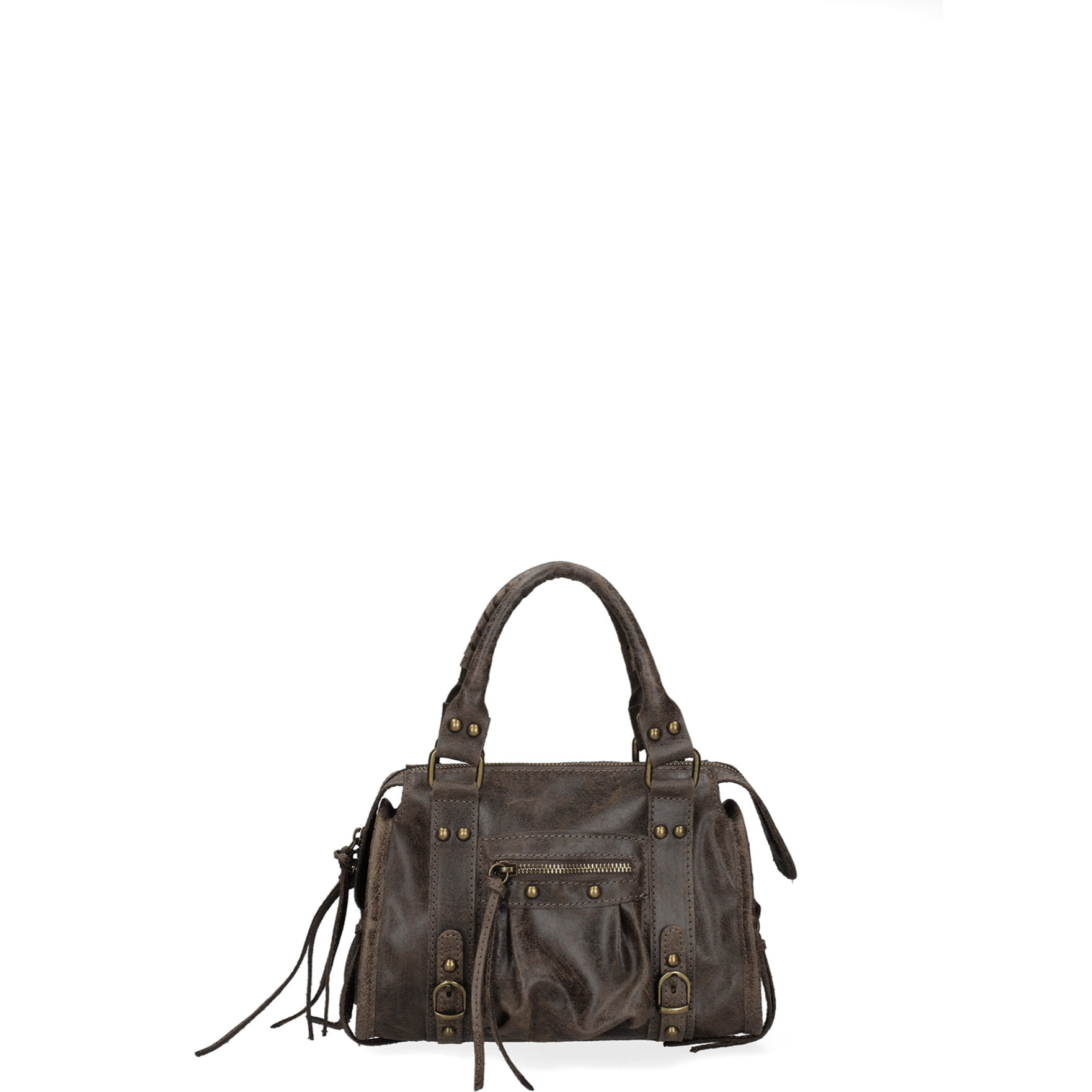 Borsa a spalla da donna - Modello Erisia - Vera pelle - 25.0 x 15.0 x 10.0 cm
