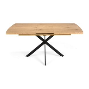 Mesa extensible – Roble y negro