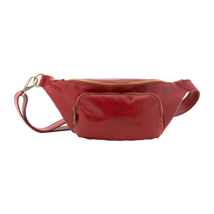 Marsupio da uomo in vera pelle - Modello False - 100% pelle - 37.0 x 16.5 x 10.0 cm