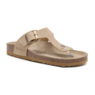 SANDALIA BABUNKERS MARRON