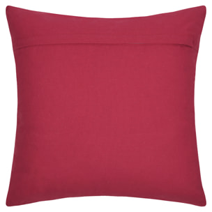 Coussin décoratif montagne ski en coton - Gris