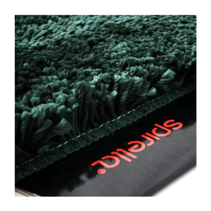 Tapis de bain Rond HIGHLAND ?110cm Vert foncé Spirella