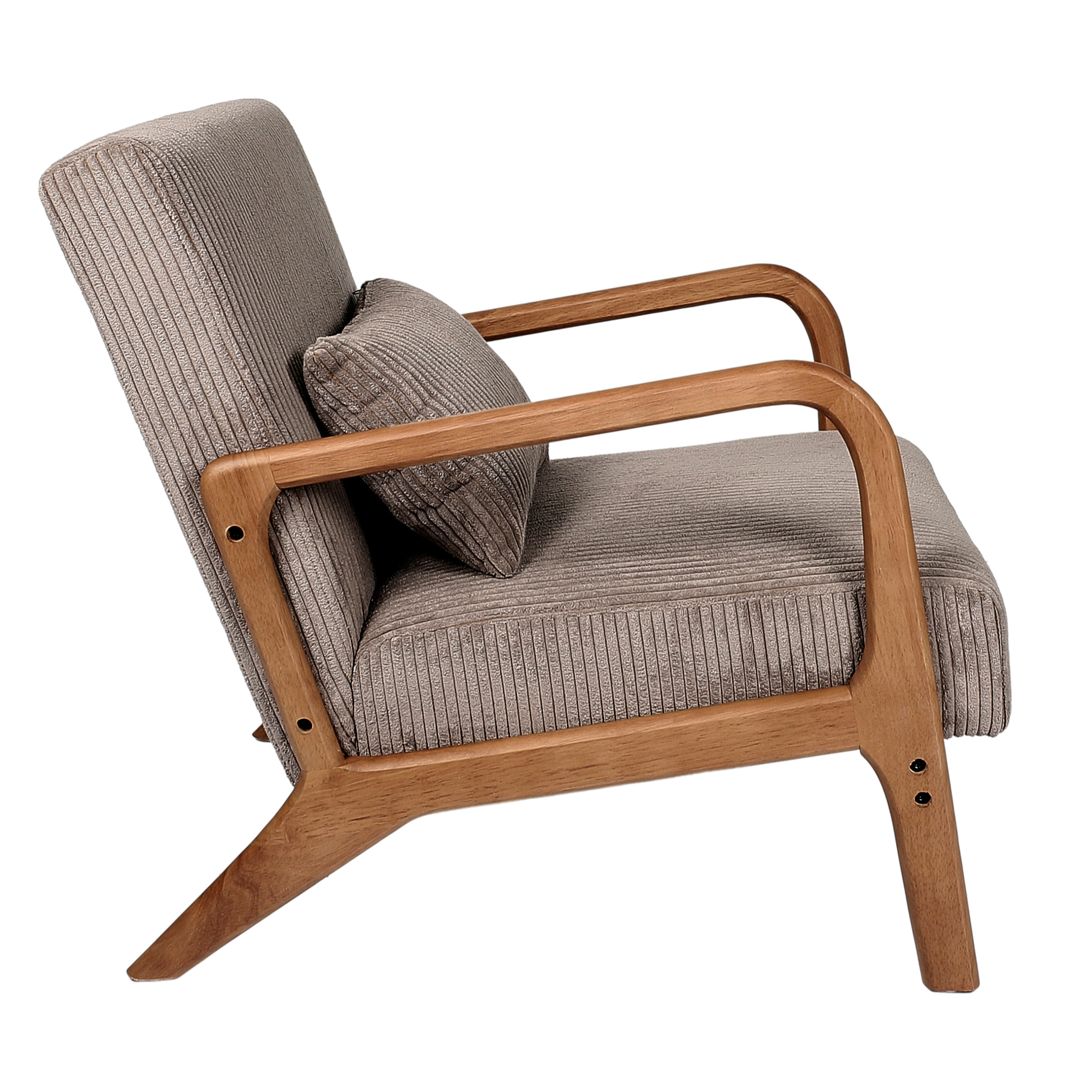 Fauteuil Salon Cotele Scott Taupe