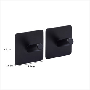 2 patères adhésives "Stiky"