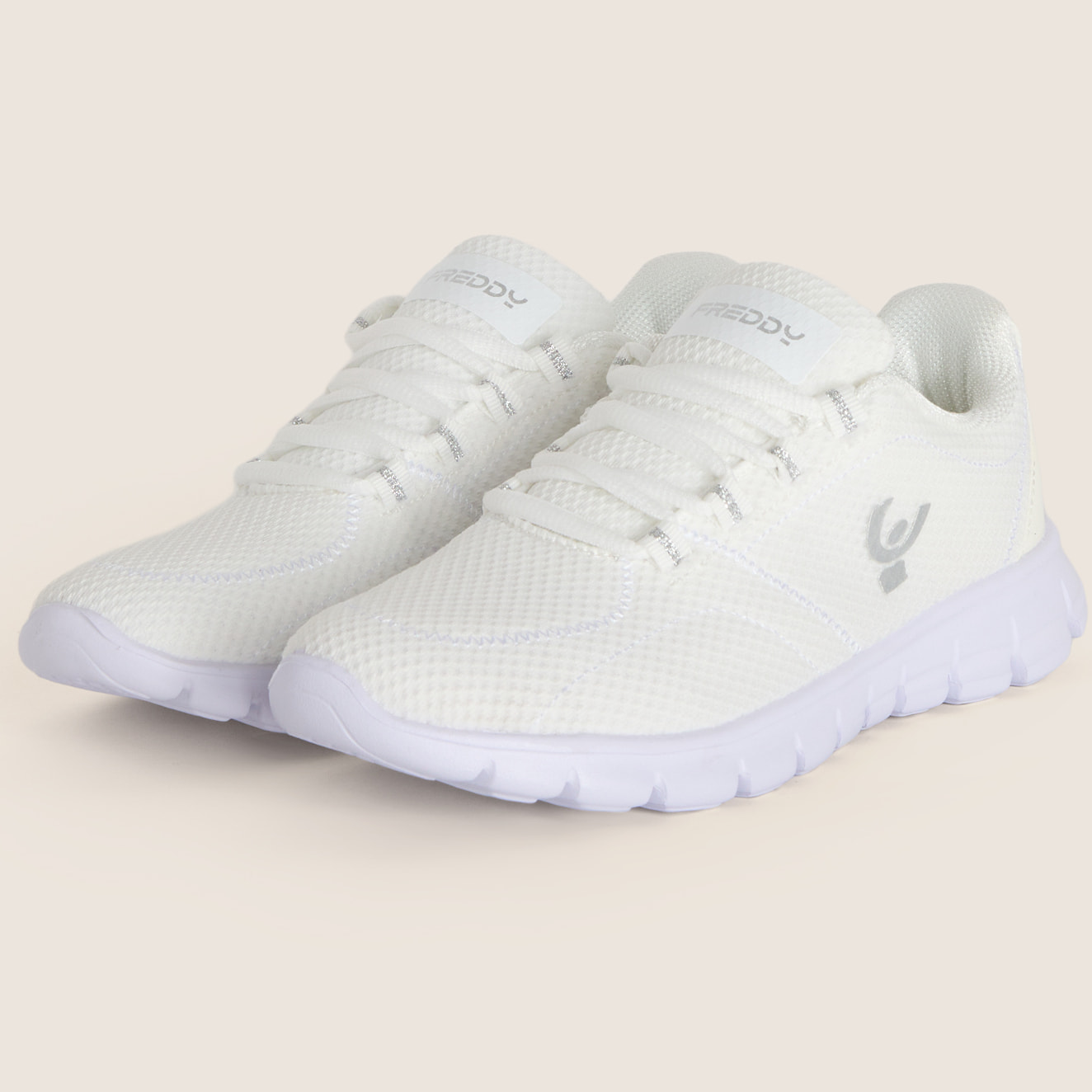 Scarpe Sportive Donna in Mesh e Similpelle con Suola EVA