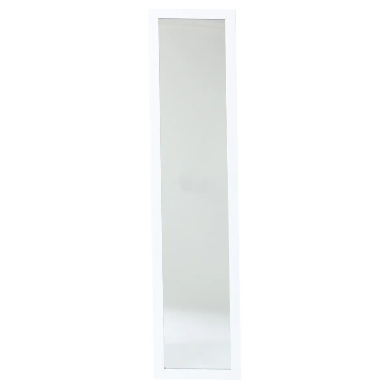 Miroir sur pied classique blanc 37X157