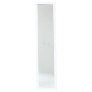 Miroir sur pied classique blanc 37X157