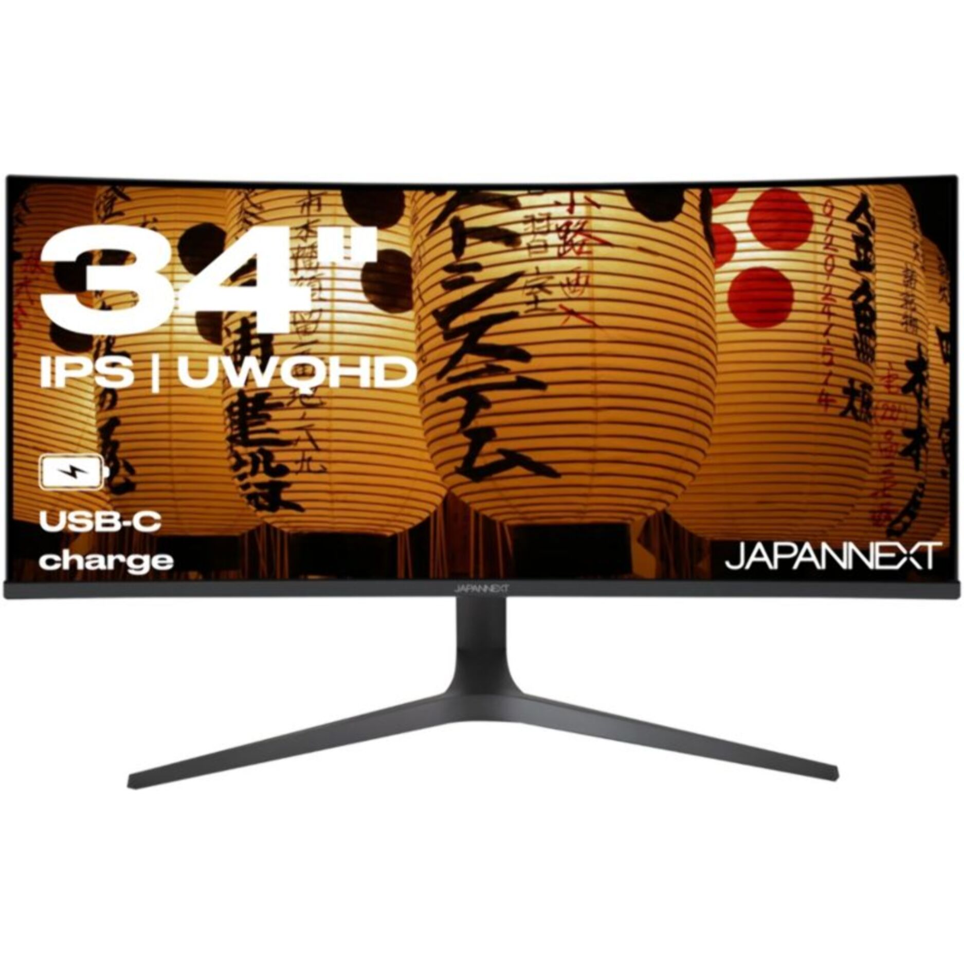 Ecran PC JAPANNEXT JN-IPS340UWQHD60C-C65W-HS Incurvé 34"