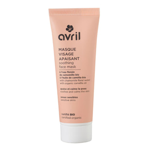 Masque visage apaisant - Certifié bio 50 ml