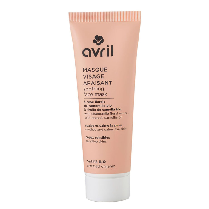 Masque visage apaisant - Certifié bio 50 ml