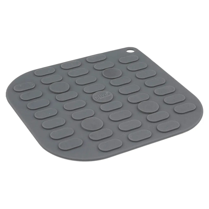 Dessous de plat en silicone Gris