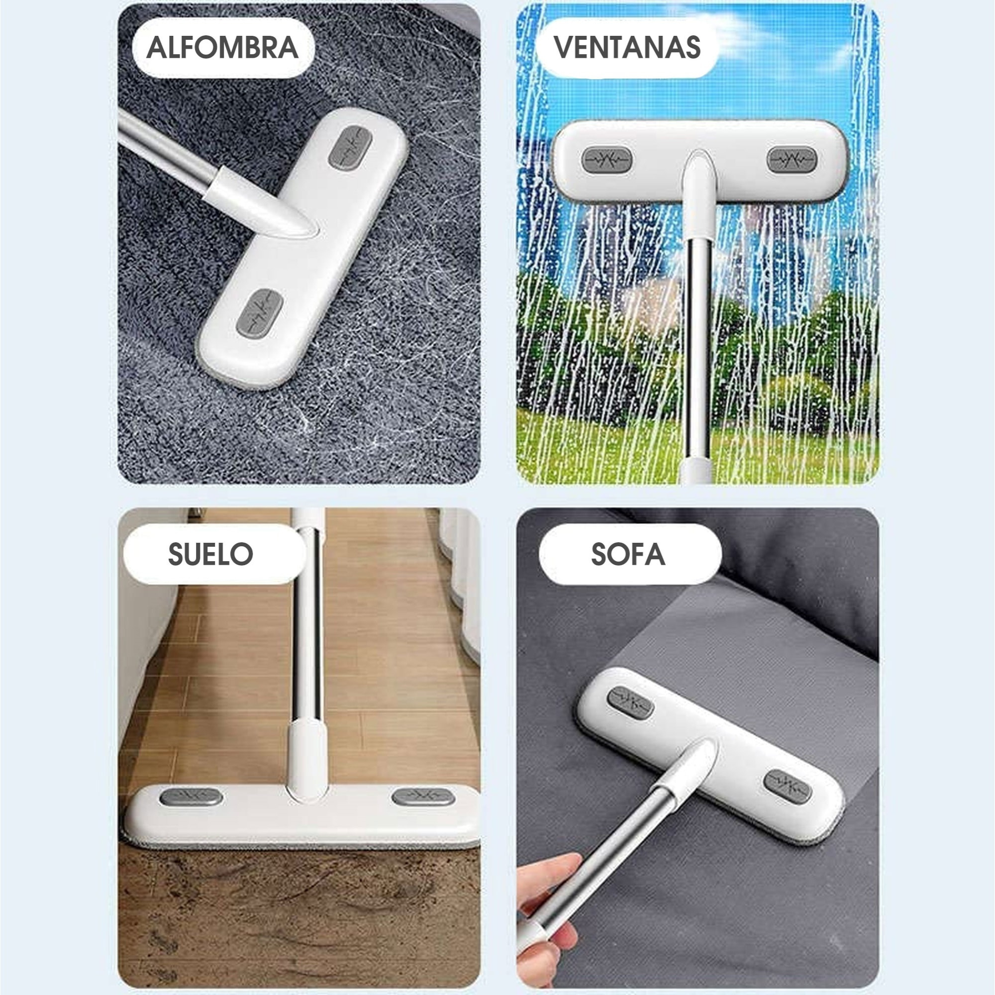 Cepillo de limpieza de ventanas multifuncional joybos