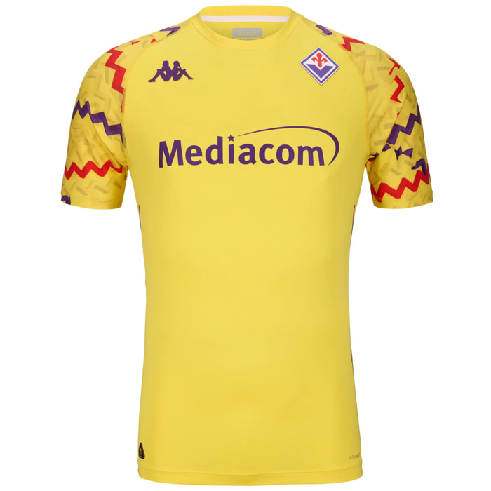 Kappa - Maglie gioco Uomo Giallo - Kombat Gk Pro 2025 Fiorentina