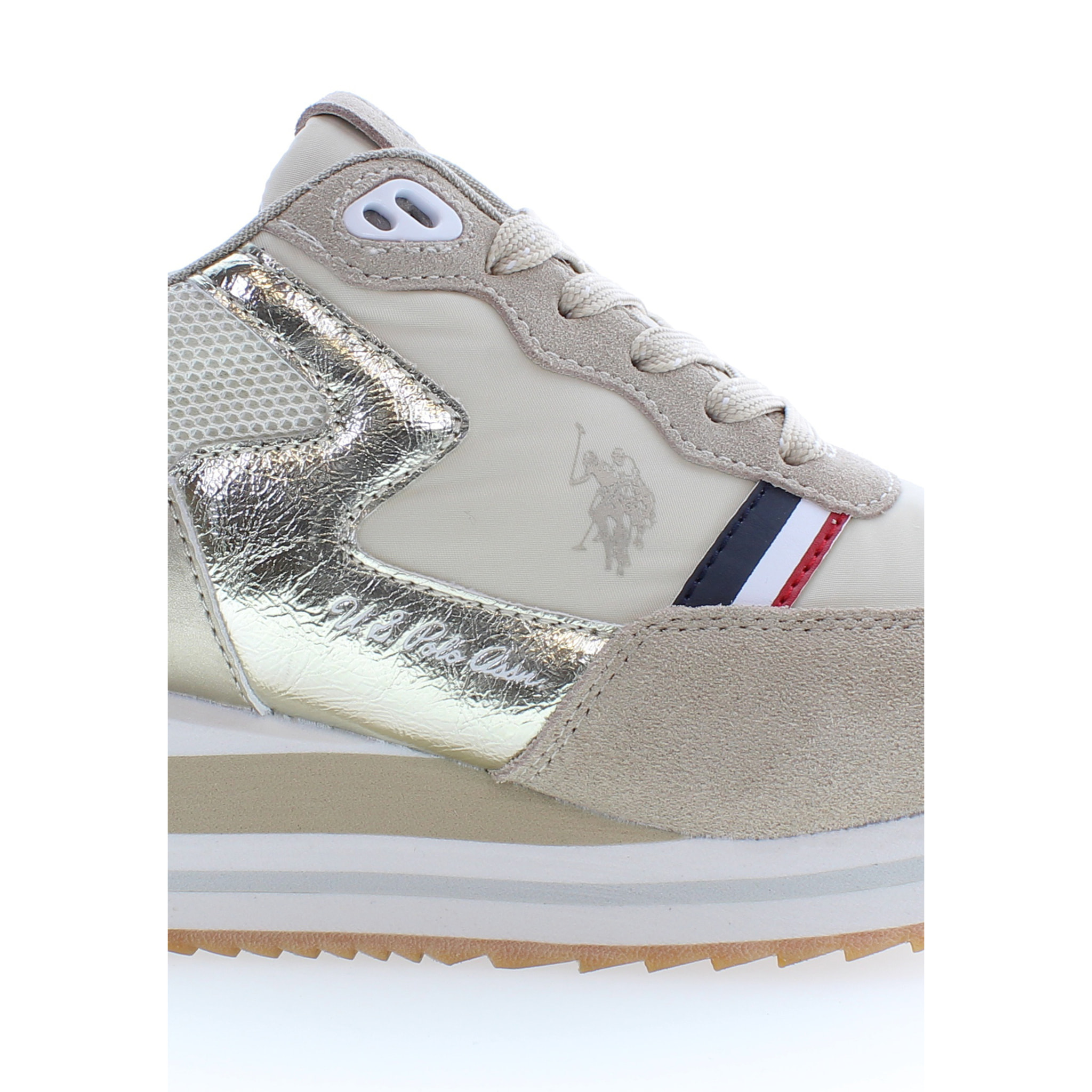 Sneakers U.S. Polo Assn Beige-Gold