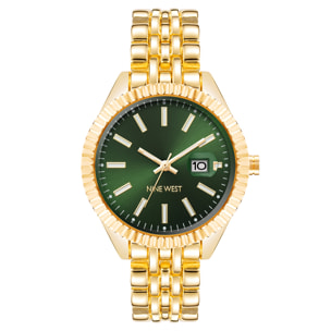 Reloj Nine West NW-2660GNGB Mujer Analogico Cuarzo con Correa de Metal