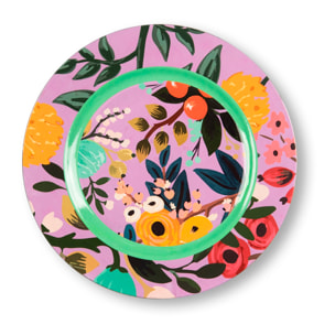 Set de 6 assiettes de présentation 33 cm – Excelsa, Plastique Fiori Frida