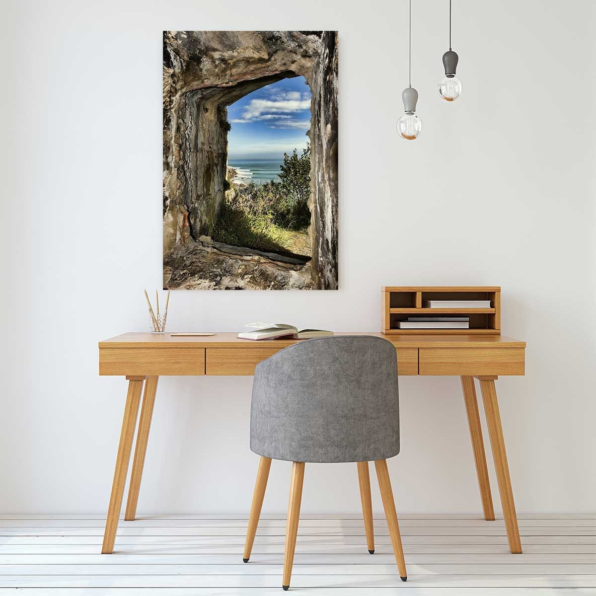 Tableau vue sur laredo cantabrie Tableau alu Dibond