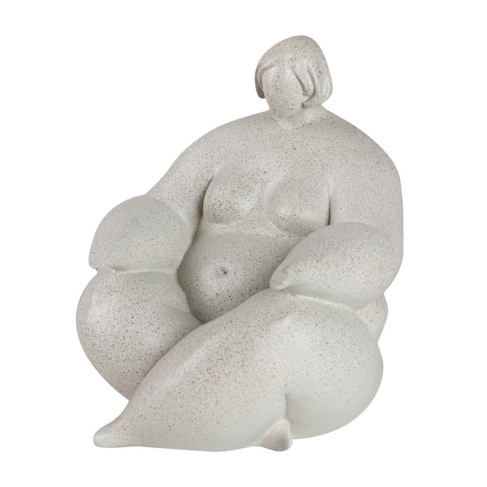 Figura Mujer Resina Yoga 21x19x22 Cm