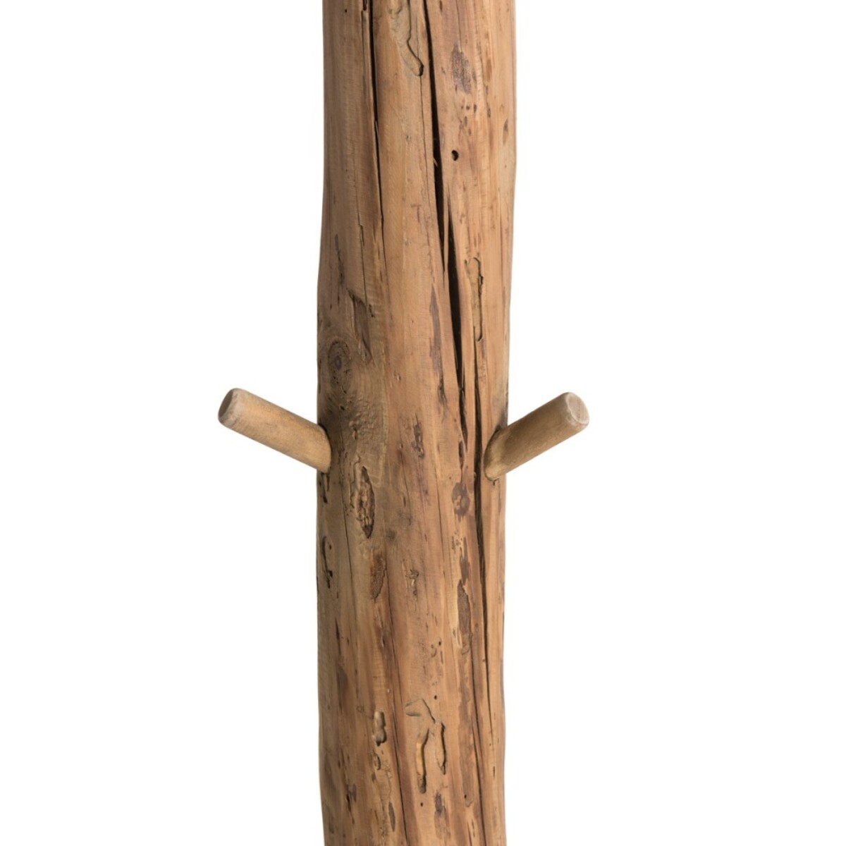 SANDY - Porte-manteau marron naturel bois Pin recyclé