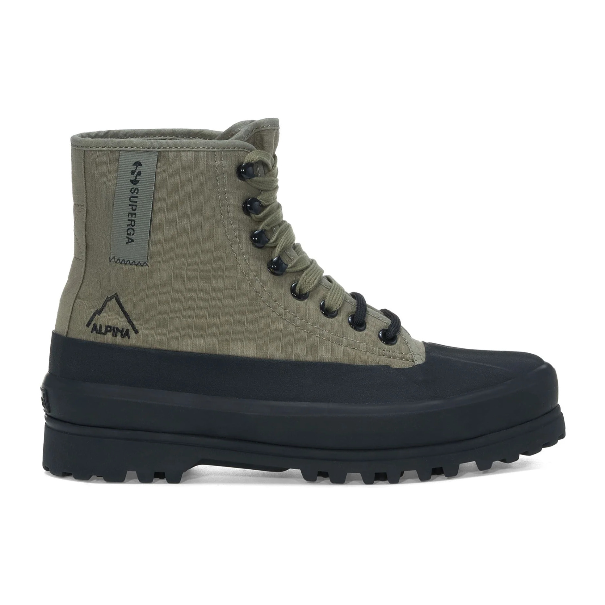 Superga - Botines Unisex Verde - 2481 ALPINA RIPSTOP