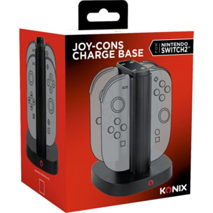 Chargeur KONIX Switch 2 JOYCON CHARGER X4