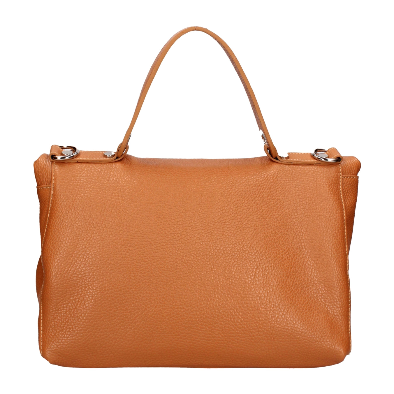 Borsa a spalla convertibile in zaino da donna In Vera pelle Made in Italy 34x21x12 cm