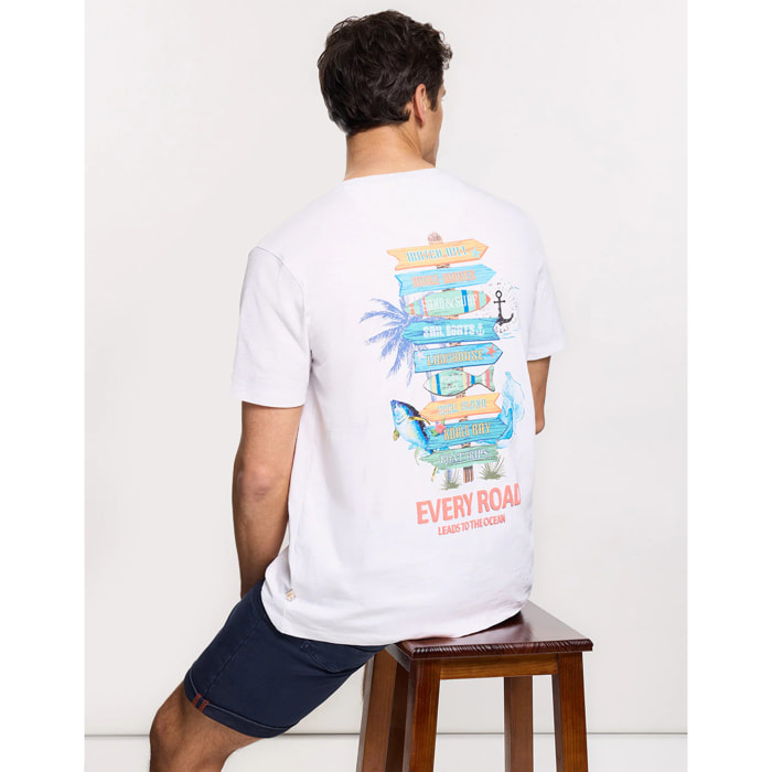 Camiseta Manga Corta Blanco - Singzone