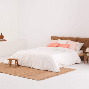 Housse de couette en 100% coton 157 fils Begur Gris