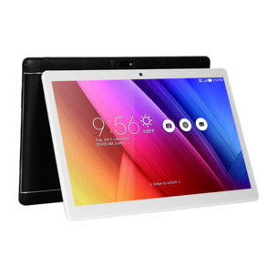 Tablet WiFi. SO Android 12. Pantalla 10,1'' 1280x800px. ARM Cortex™-A53 Quad-Core,1.7Ghz 4GB RAM + 64GB. Doble cámara.