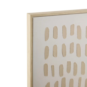 Toile Lydia 78x100cm blanc