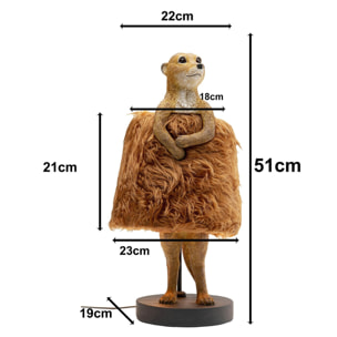 Lampe Animal suricate Fluff Kare Design