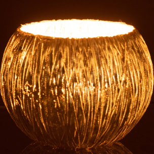 J-Line photophore - verre - argent - extra small - 2 pcs