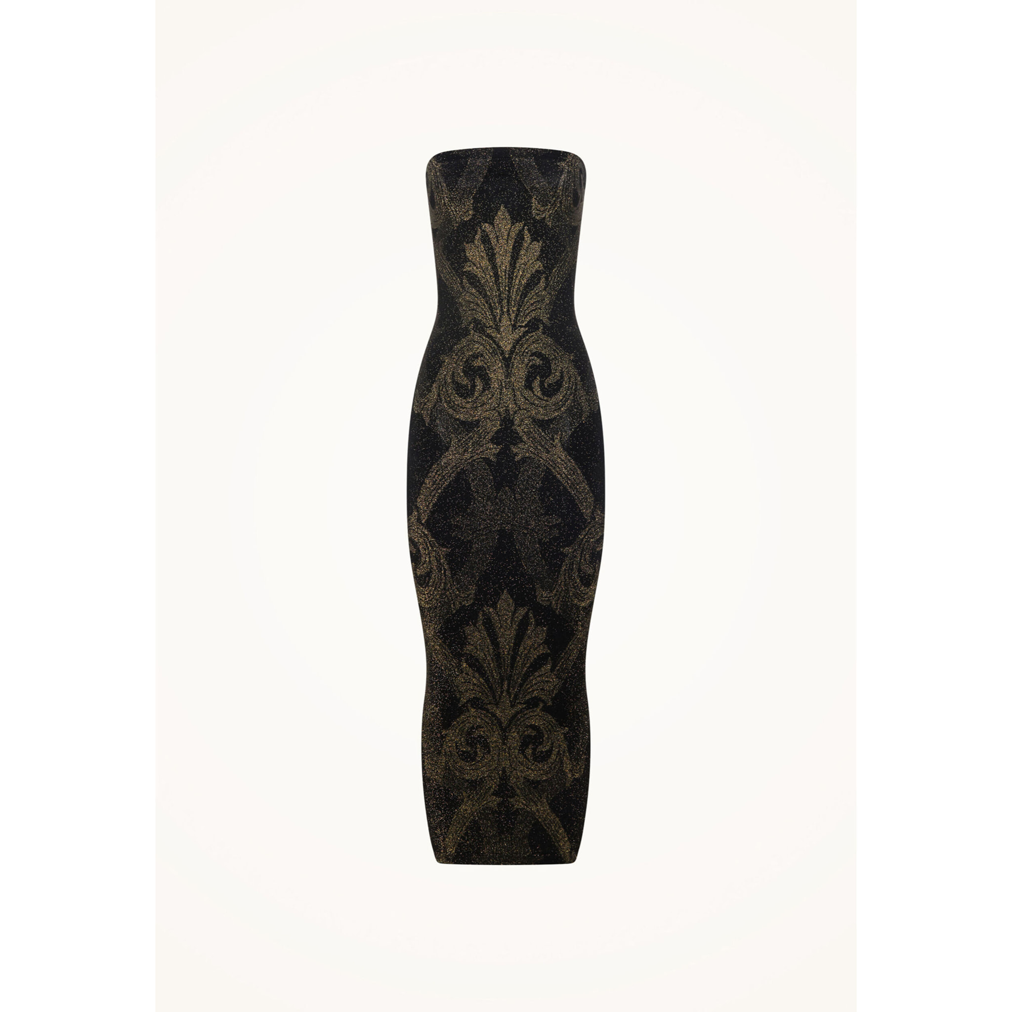 Vestito Metallic Jacquard Dress