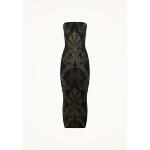 Vestito Metallic Jacquard Dress
